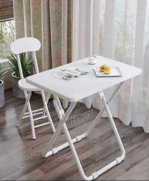Pure White Table and 1 Chair