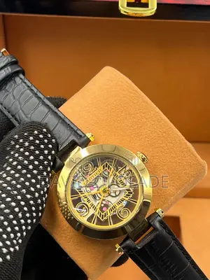Cartier Leather Wrist Watch