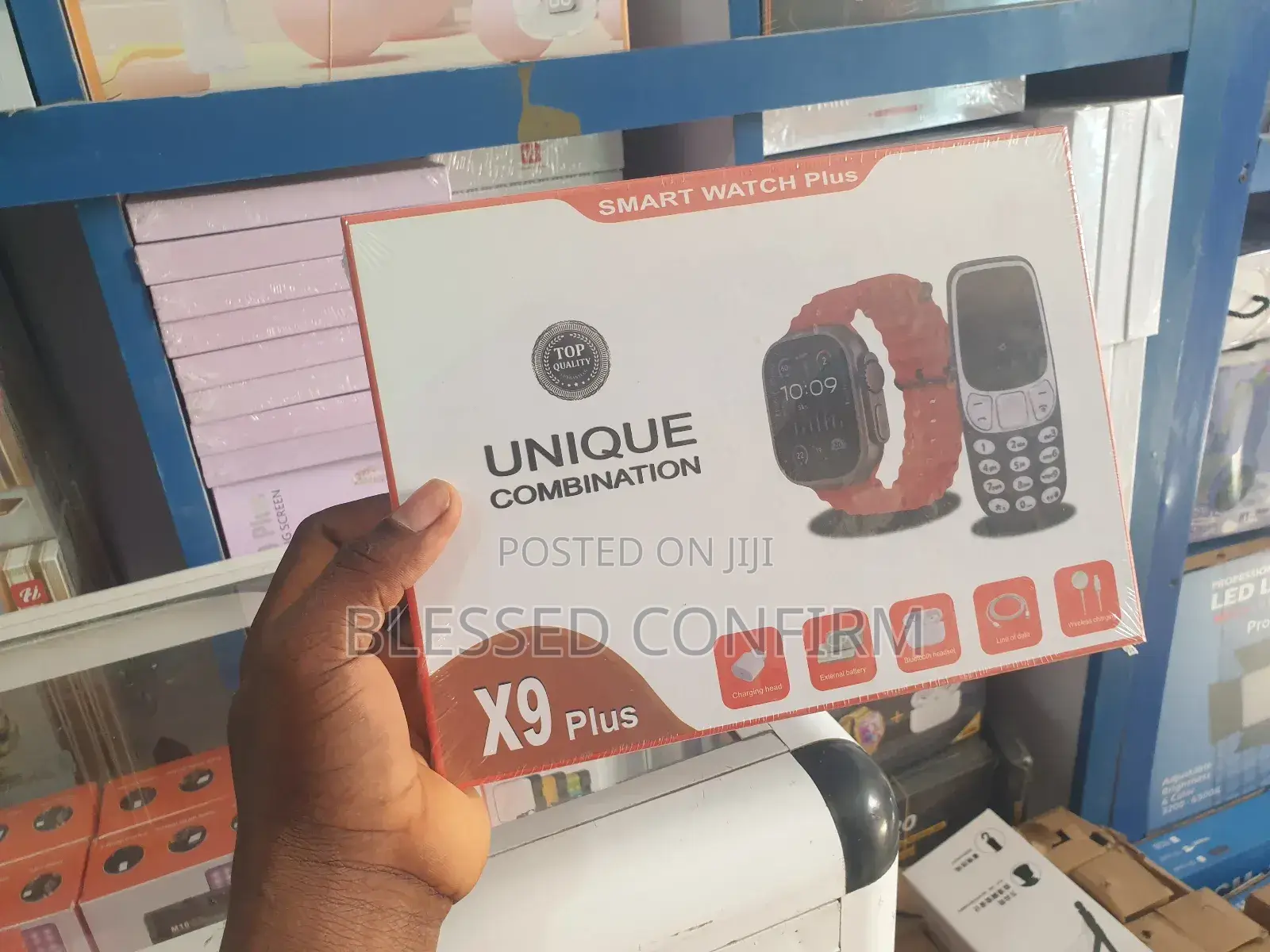 Original X9plus Multi Smart Bt Watch With Miniphone Airpod