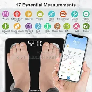Usa Bluetooth Body Fat Scales, Insmart Smart Digital Bathroom Weight
