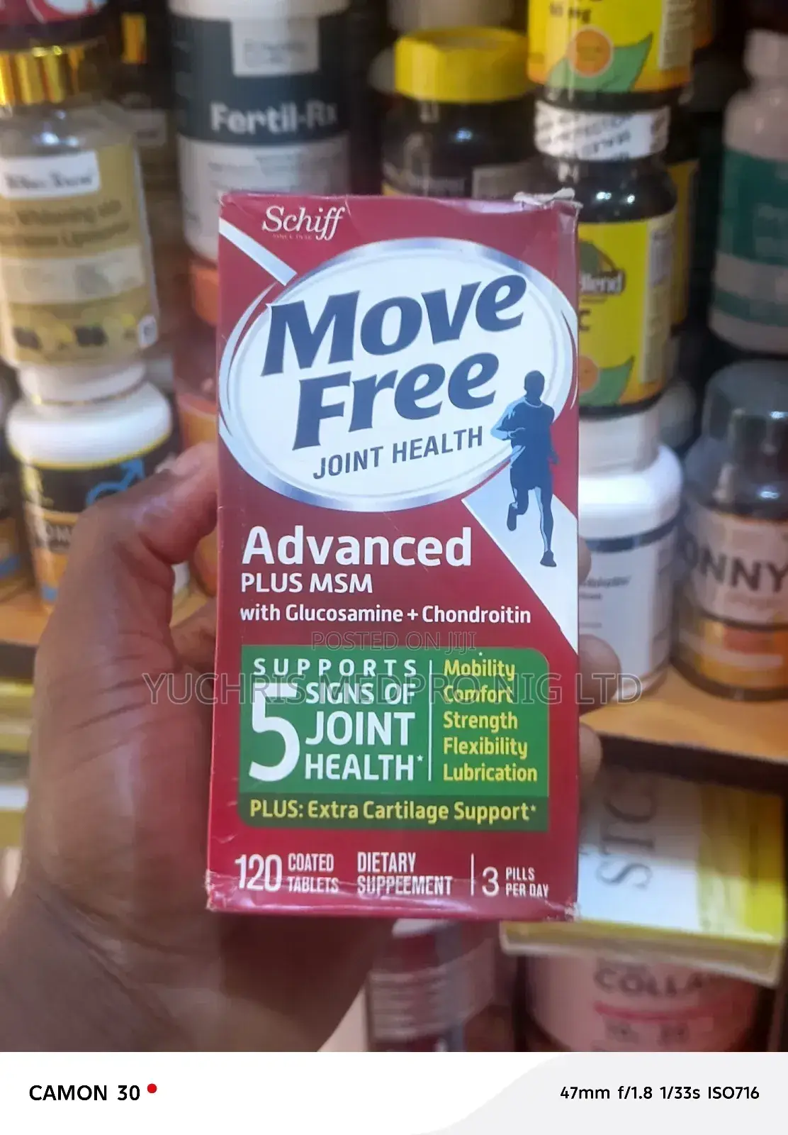 Schiff Move Free by 120 Tablets