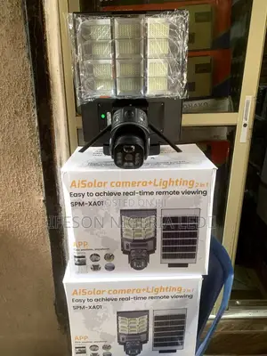 Solar Street Light Camera Dual Lens V380 8maga Pixel