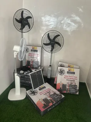 Solar Rechargeable Standing Fan