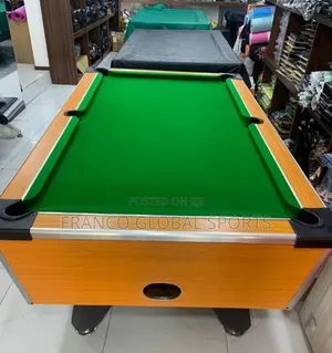 Snooker Pool Game Table With Top Marble