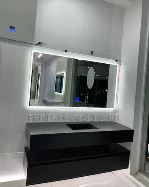 Quality PVC Wall Hung Cabinet With Led Mirror