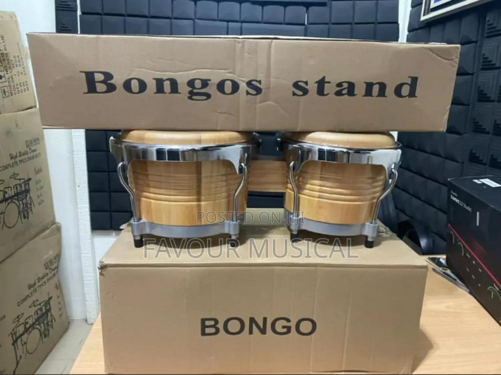 Full Bongo Drums Set