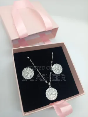 Ladies Set Of Silver Jewelry