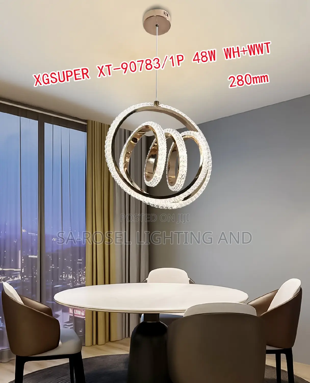 Single Unique Twisted Fancy Led Droplight