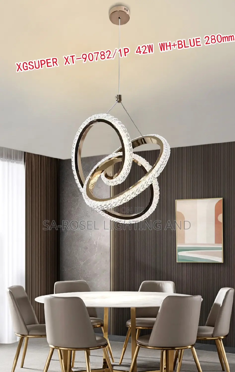 Single Unique Twisted Fancy Led Droplight