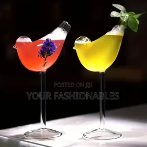 High Quality Borosilicate Birdie Shape Glass Cup