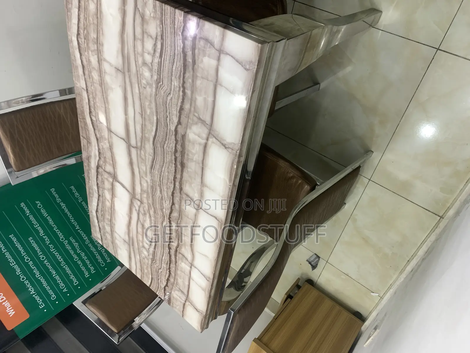 Marble Dining Table and Chairs