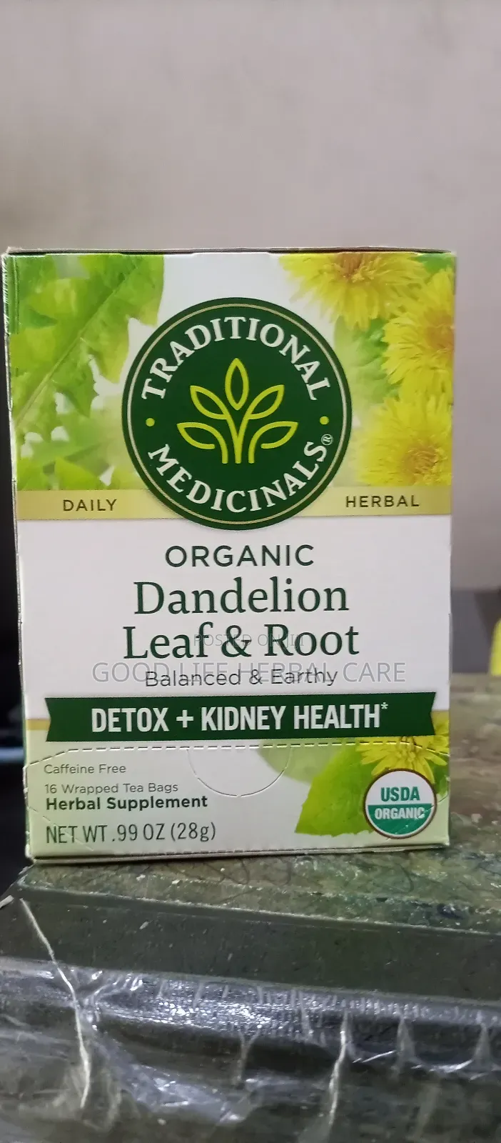 Organic Dandelion Leaf Root Herbal Tea