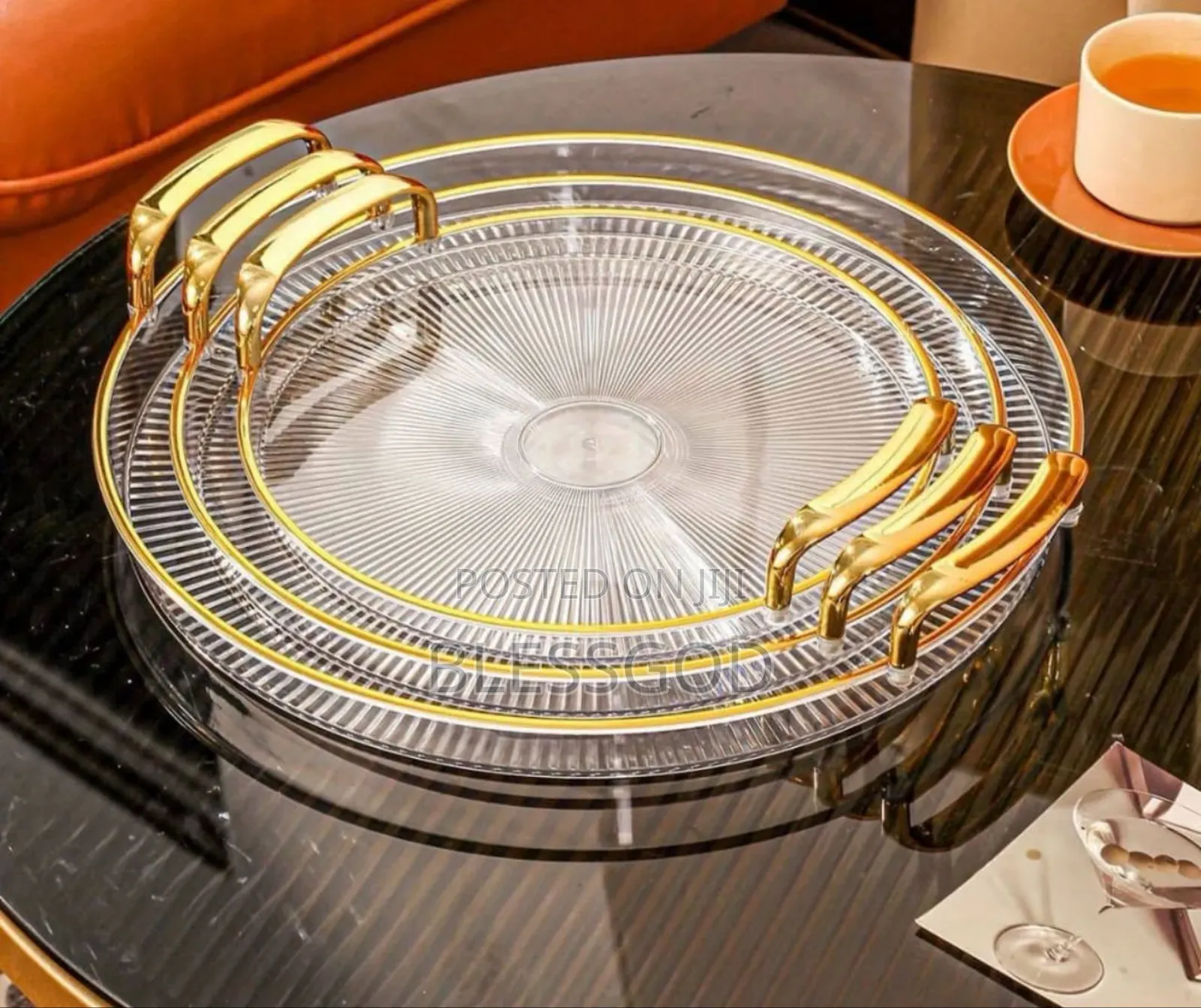3 In 1 Acrylic Serving Tray