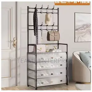 Multipurpose Dust-Proof Shoe Rack, Bag, Hat Cap ,Tie Organizer
