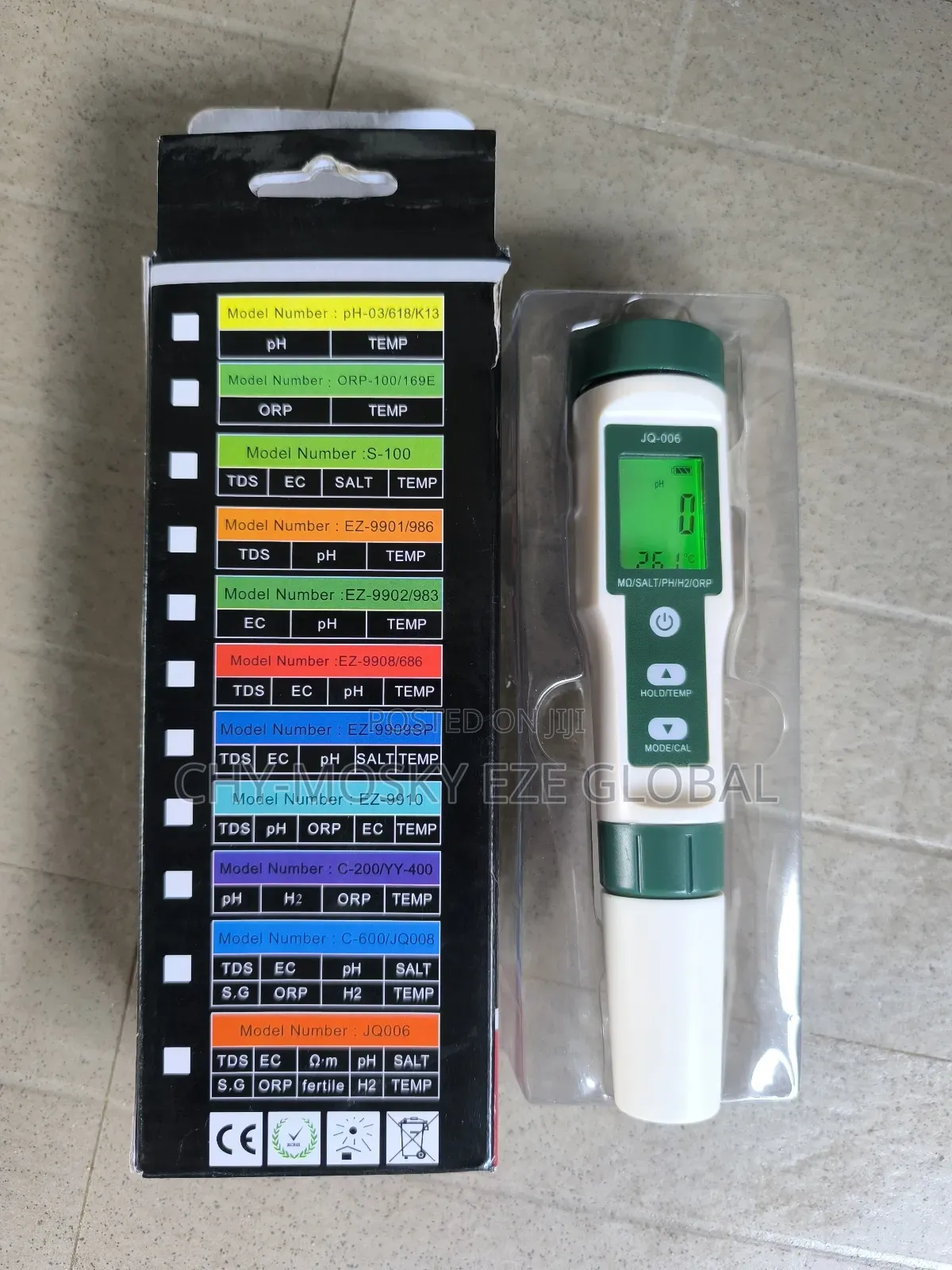 Digital Multifunction Ph Meter (Water Quality Tester)