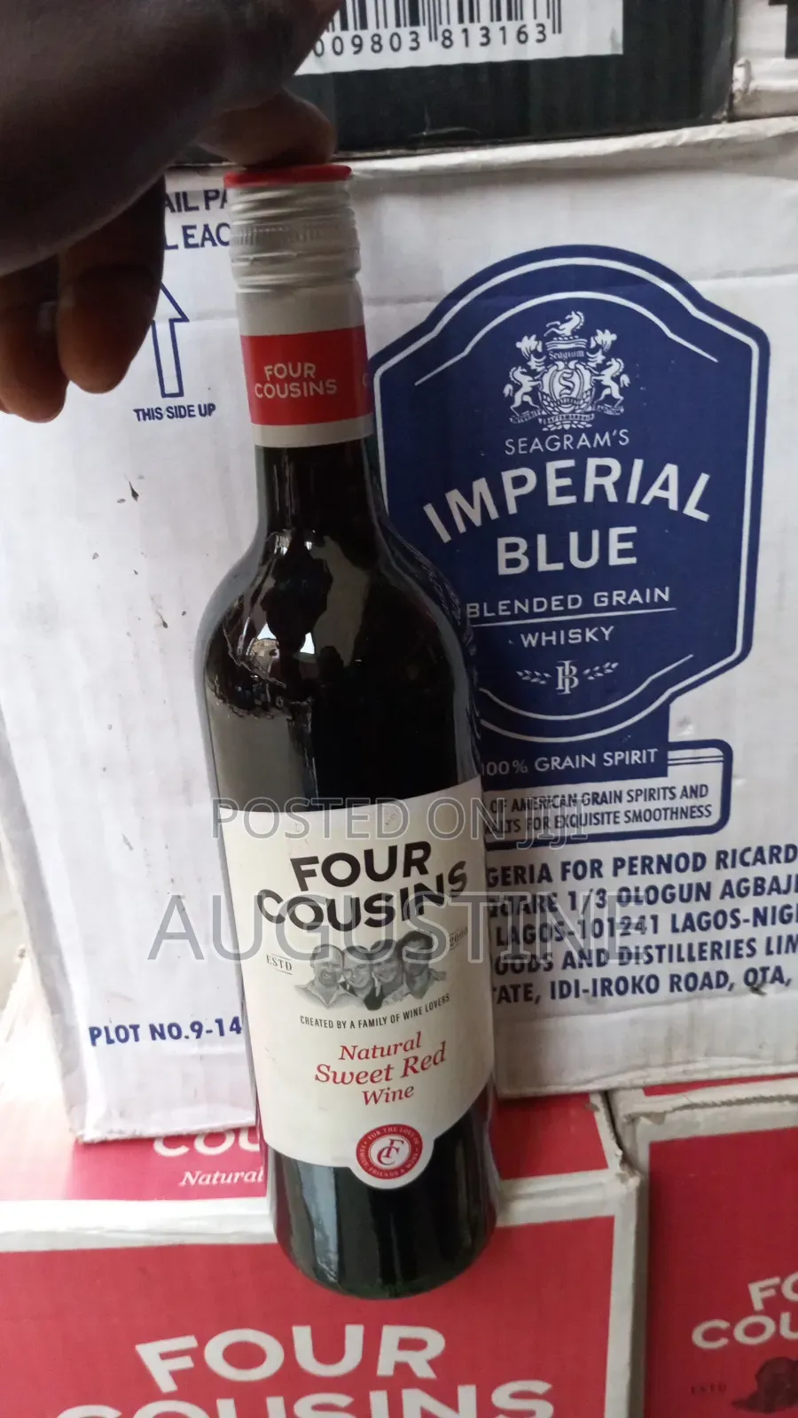 Four Cousins Sweet Red Wine