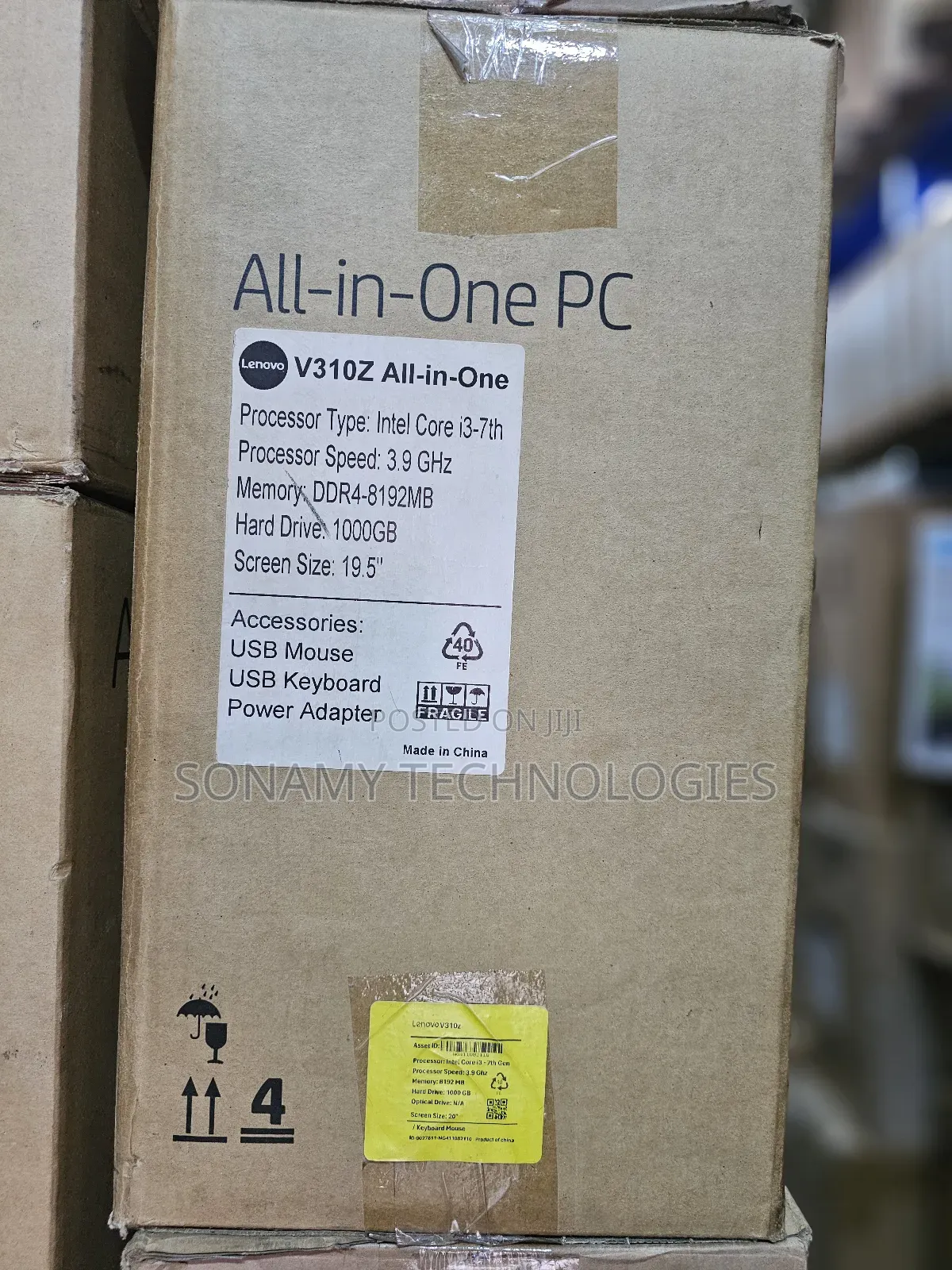 Desktop Computer Lenovo V310z AIO 8GB Intel Core I3 HDD 1T