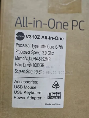 Desktop Computer Lenovo V310z AIO 8GB Intel Core I3 HDD 1T