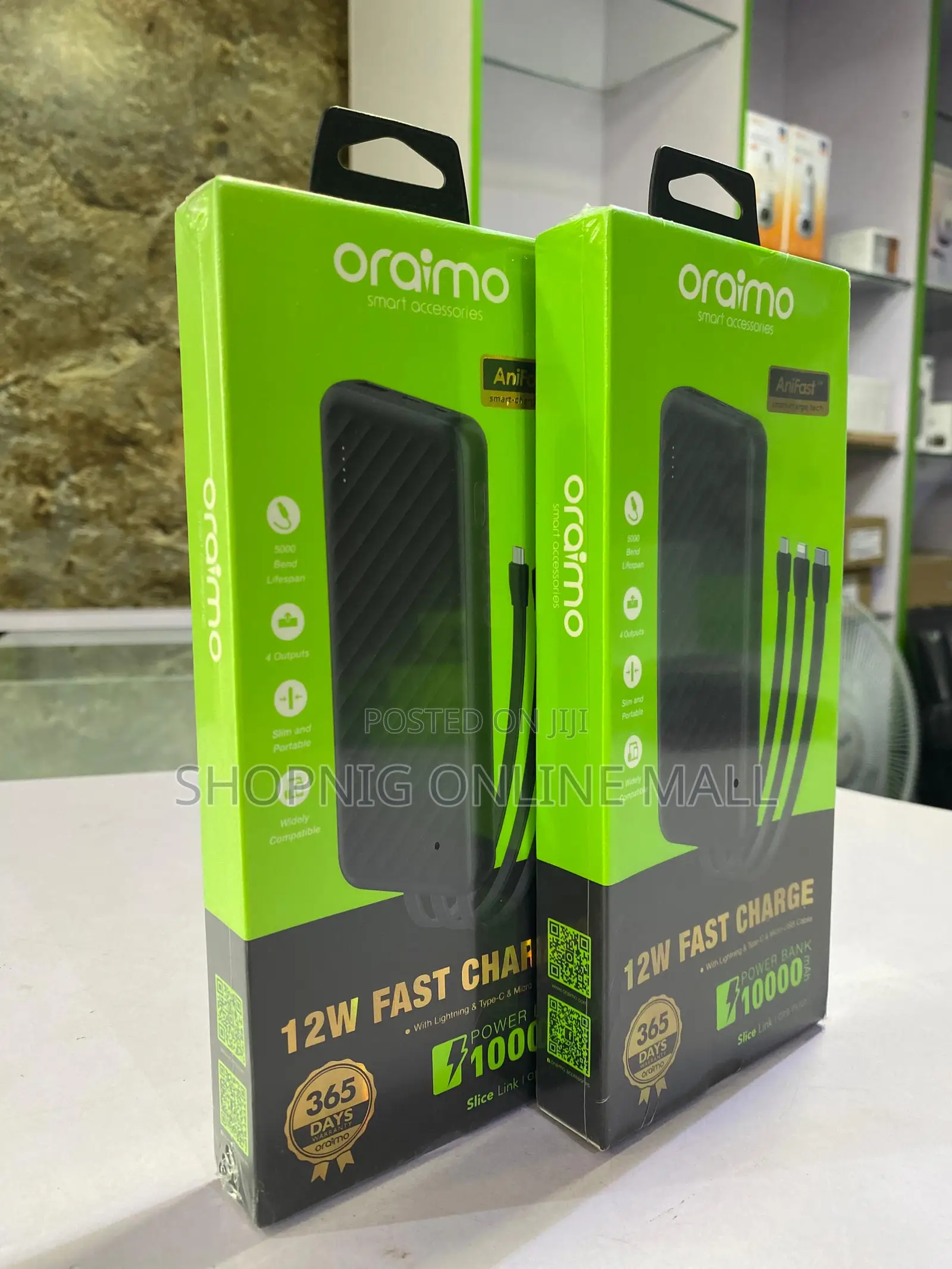 Oraimo 10000 Mah Powerbank