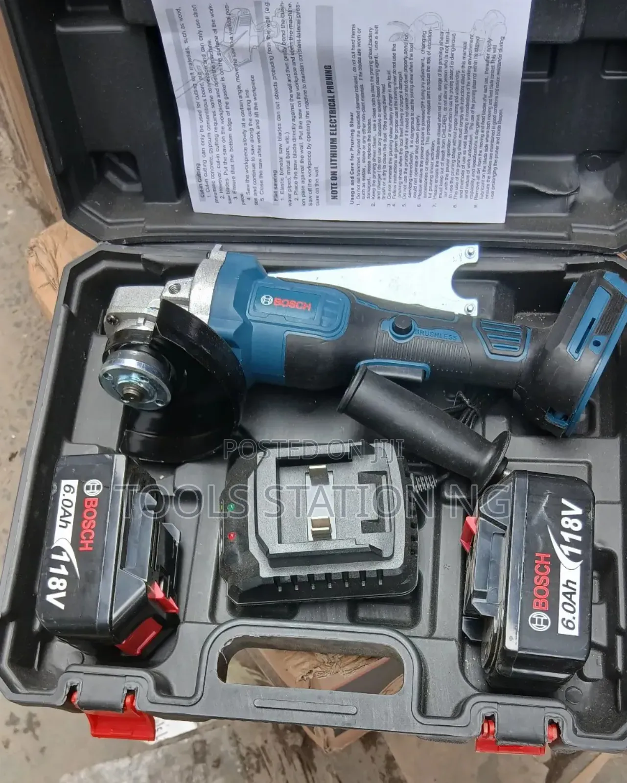 Cordless Angle Grinder 41⁄2"(115mm)