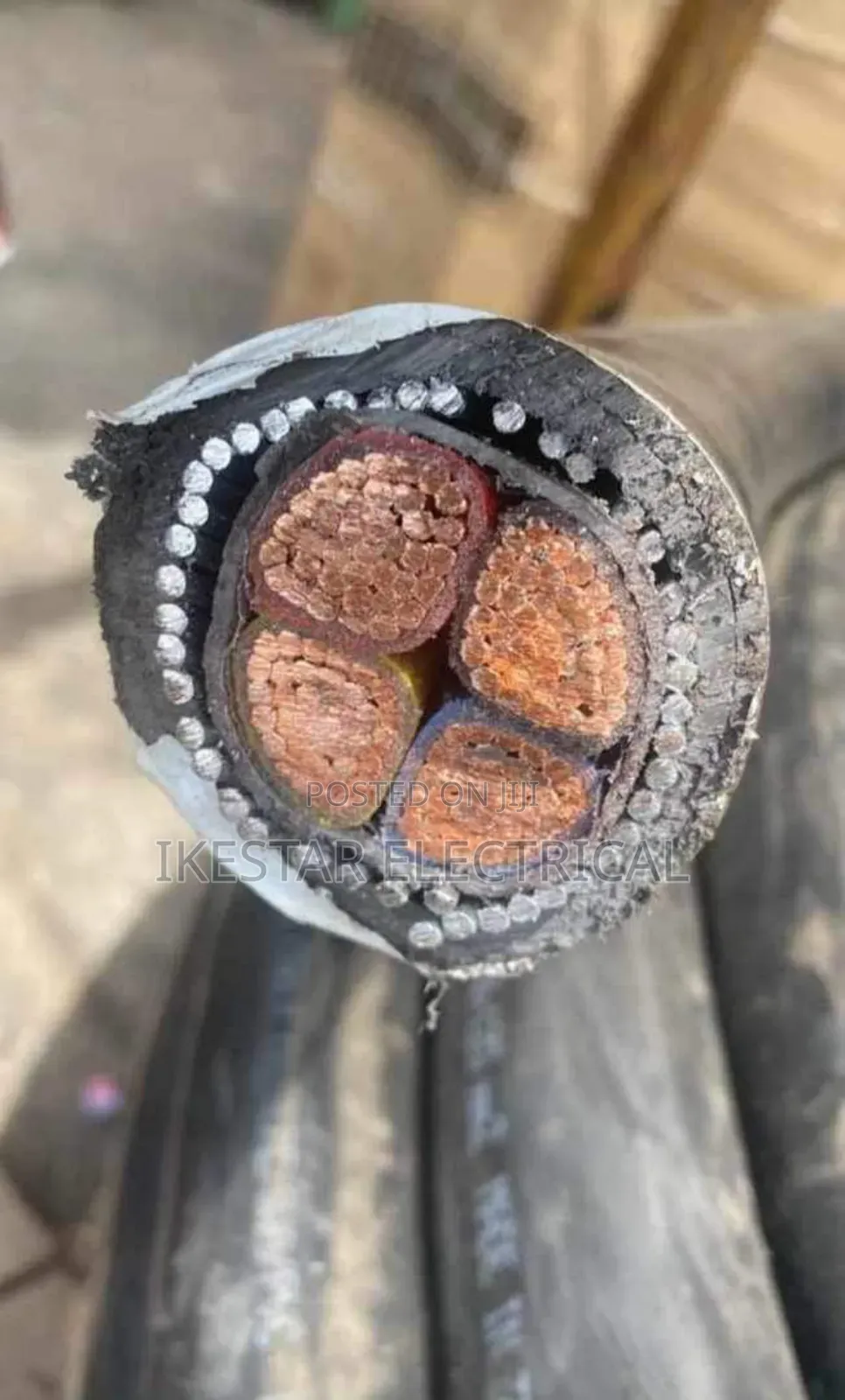 95mmx4core Armoured Cable