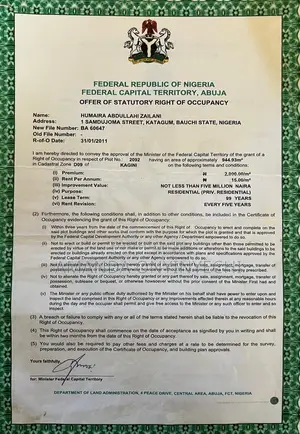 1,000sqm Residential Land at Kagini Layout, Abuja. Fcda Allocation.