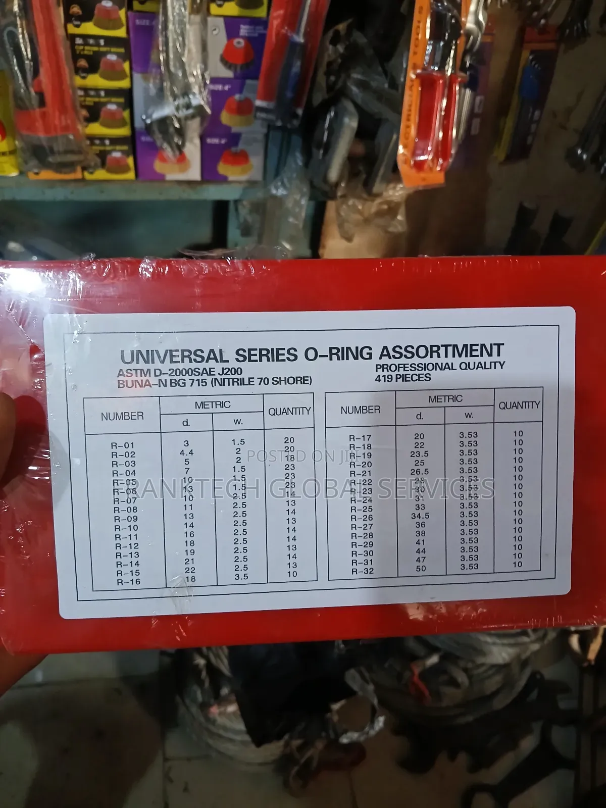 Universal Series O Ring 419 Pcs
