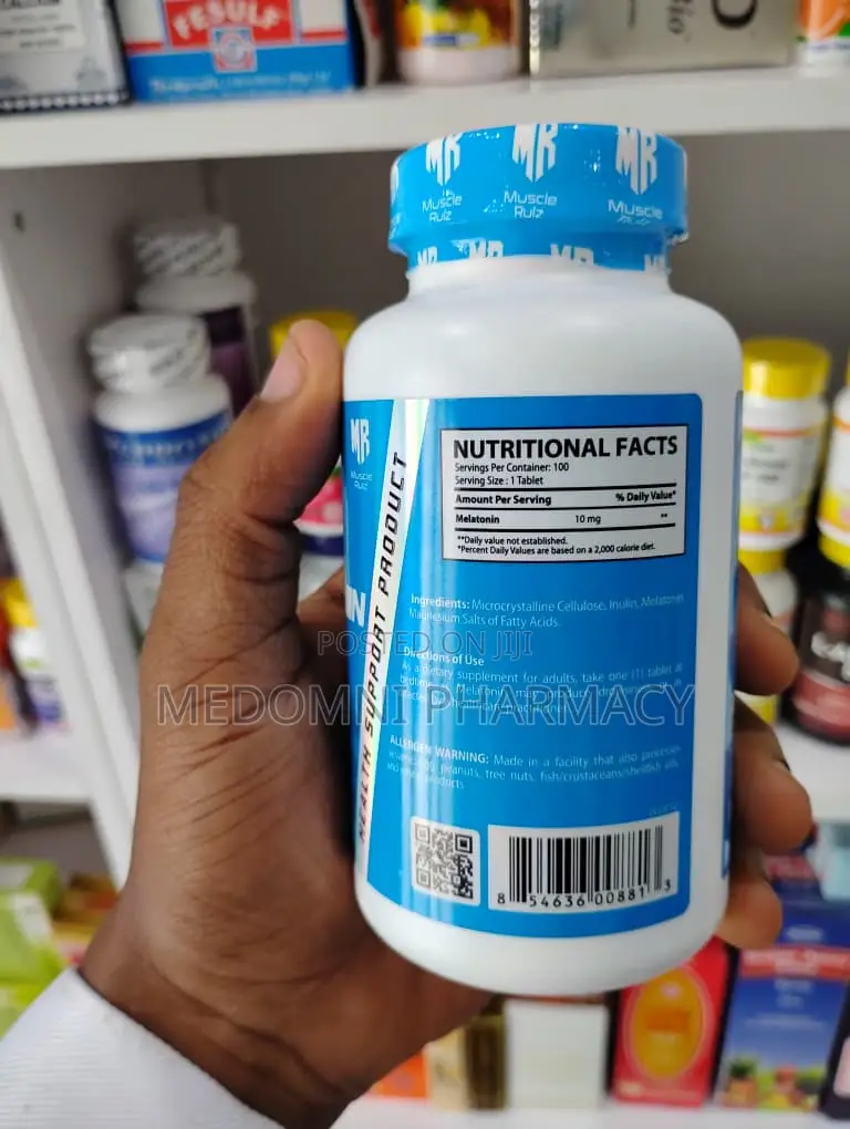 Muscle Rulz Melatonin 10mg 100tabs
