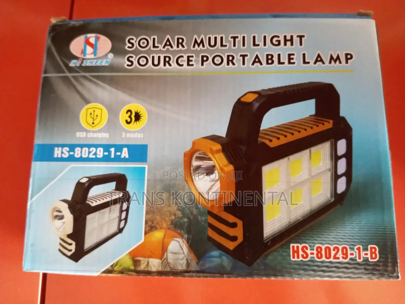 Solar Multi Light Source Portable Lamp
