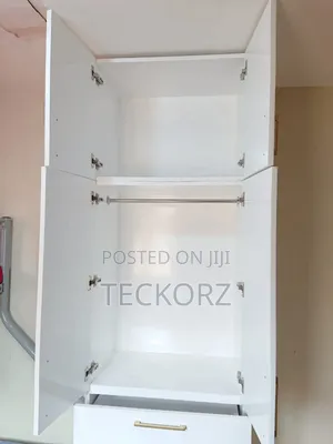 White Glossy Wardrobe Cabinet