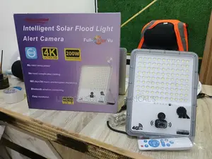 Quality Intelligent Solar Flood Light With Camera Free Sim/Sd Card