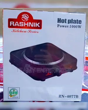 Rashnik Kitchen Series Single Electric Solid Hot Plate Rn-4077b