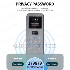 Video Intercom Smart Lock Tuya App Digital Biometric Face Recognition