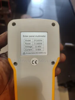 Professional Quality Solar Panel Multimeter