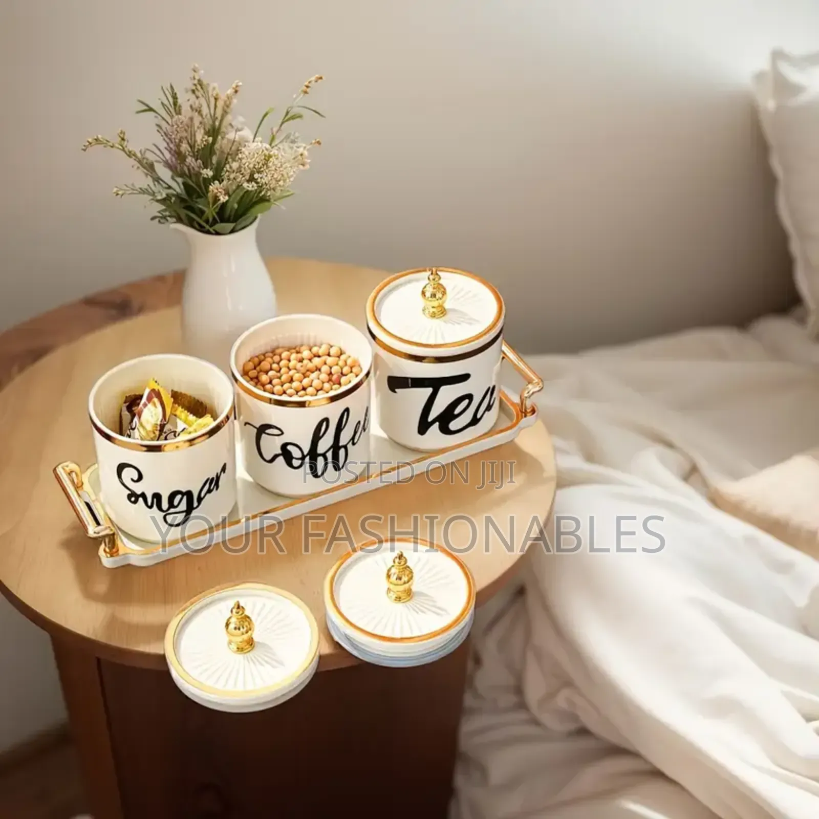 Tea Coffee Sugar Multipurpose Storage Jar Set