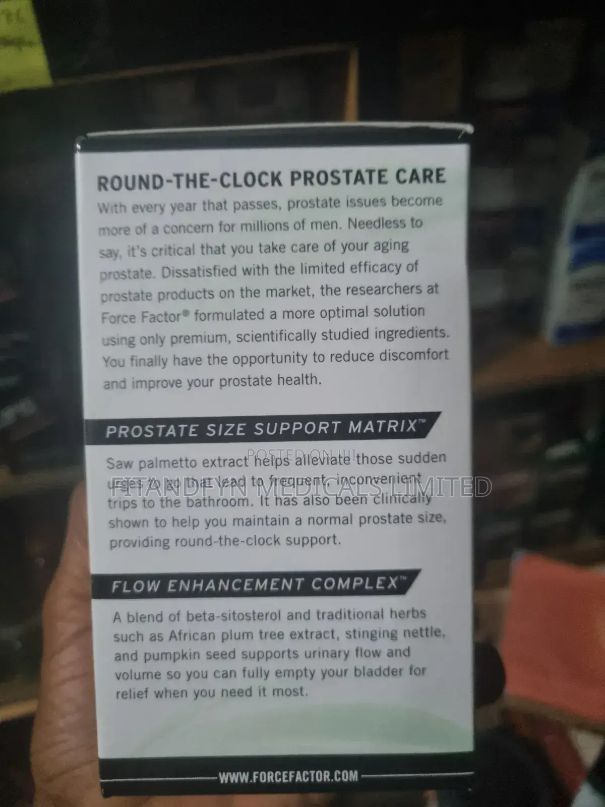 Prostrate Force Factor