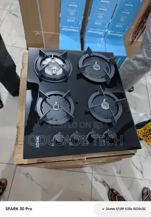 Image 4 Burner Built in Glass Gas Hob