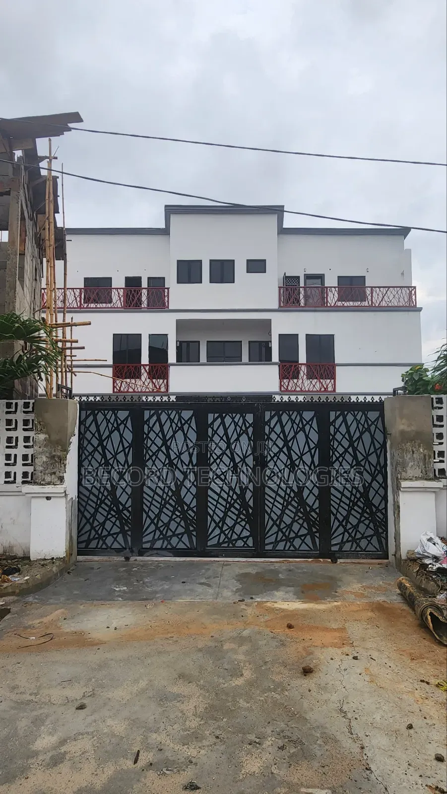 Modern Laser Cut Stainless Gate