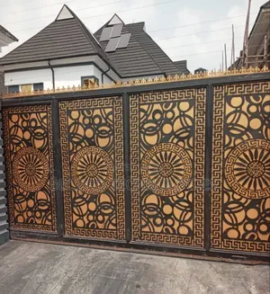 Modern Laser Cut Stainless Gate
