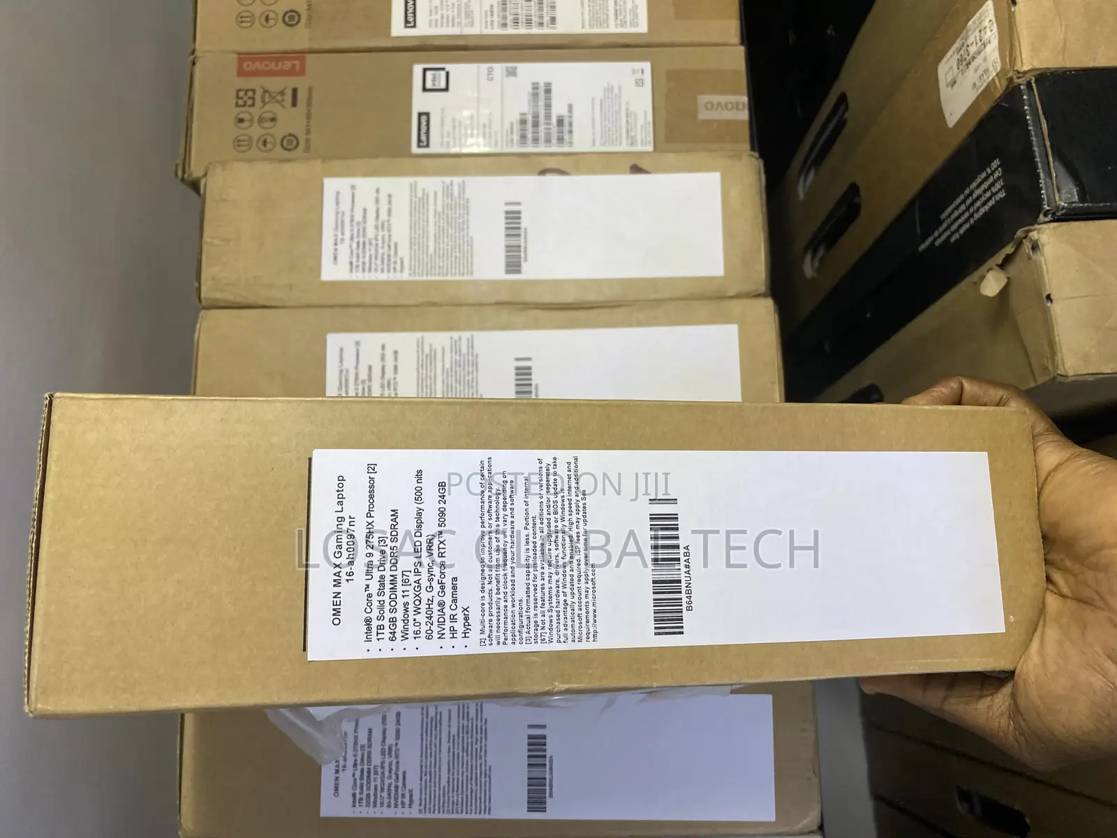 New Laptop HP Omen Max 16 64GB Intel Core Ultra 9 SSD 1T