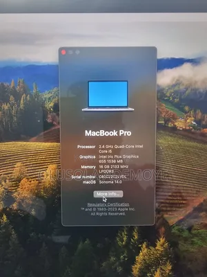Laptop Apple MacBook Pro 2019 16GB Intel Core i5 SSD 256GB