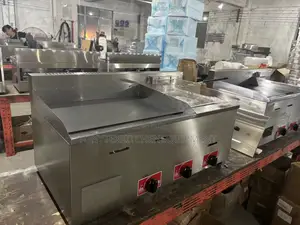 Gas Griddle With Side Deep Fryer