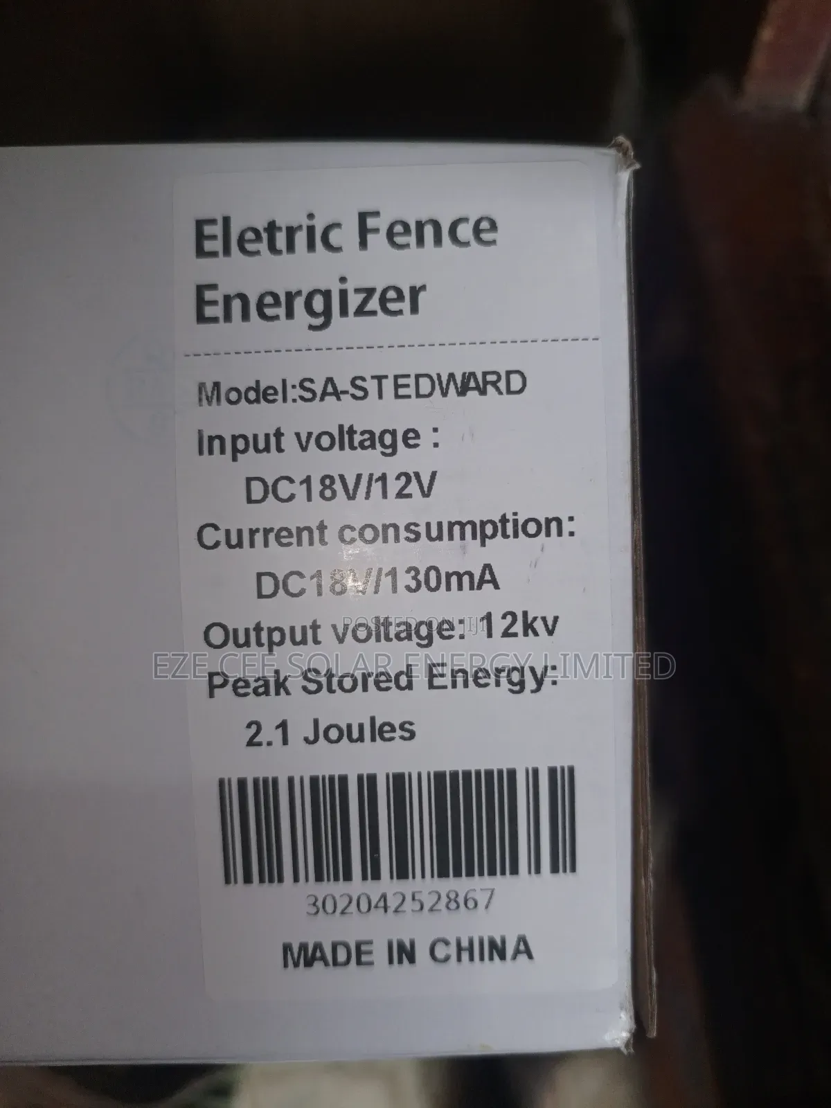 Electric Fence Wire Energizing Machine