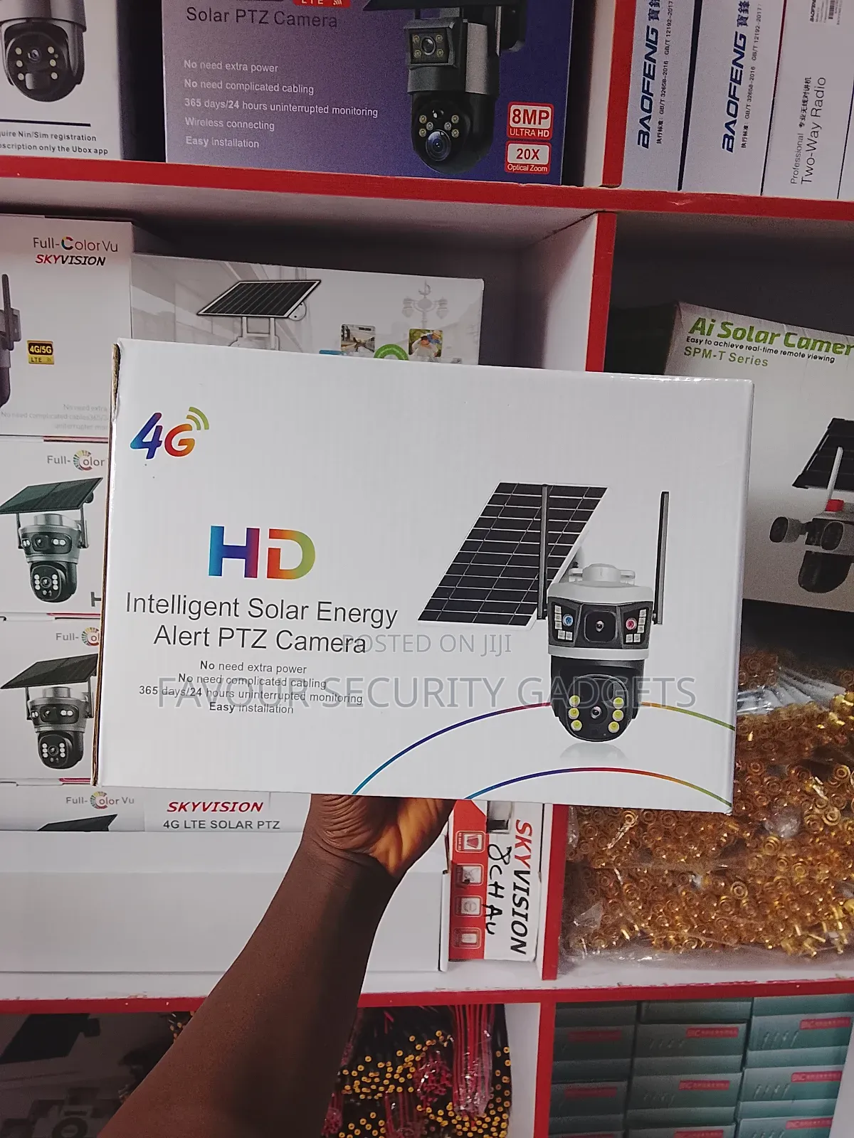 Intelligent Solar PTZ Camera 4g