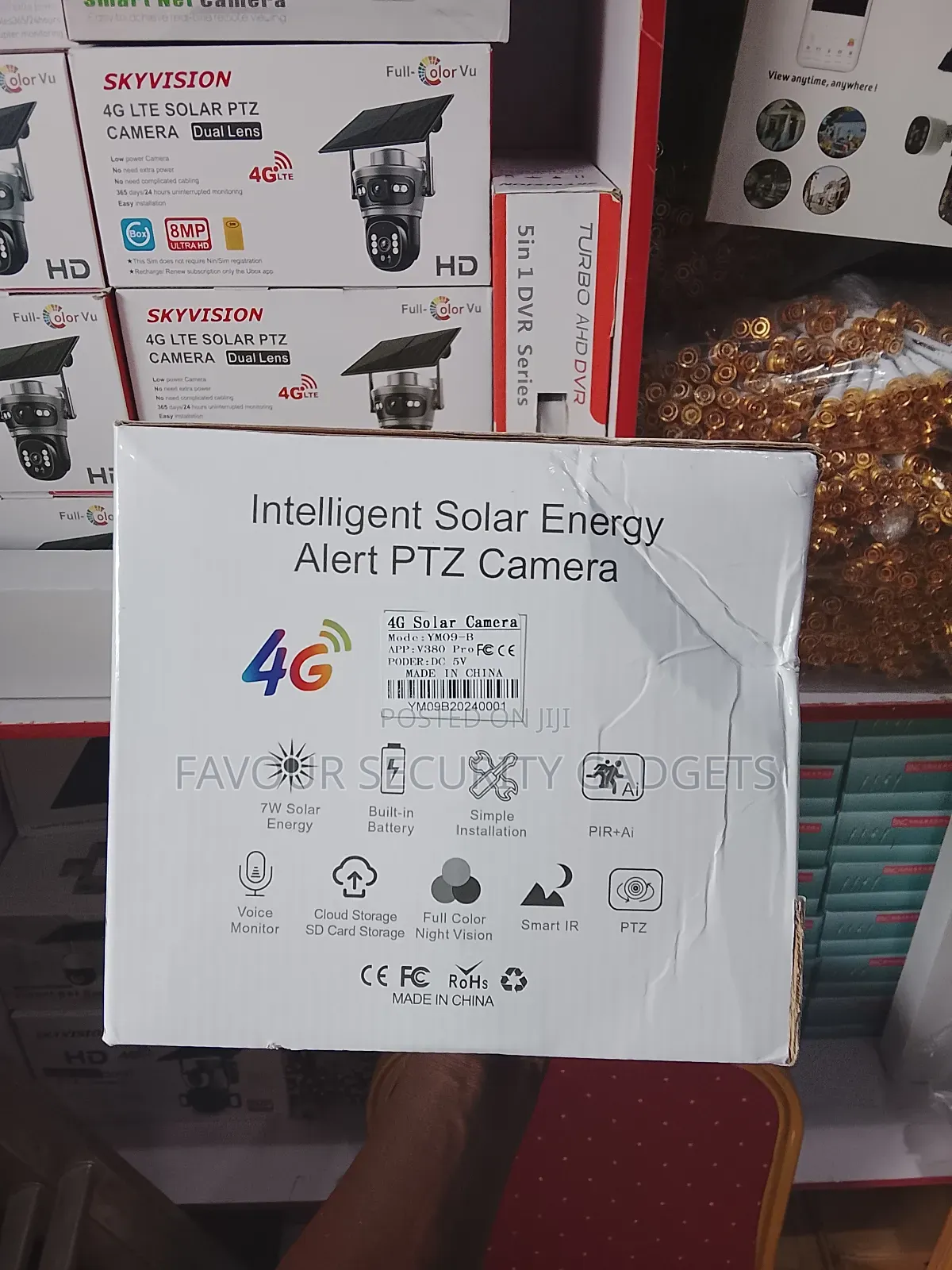 Intelligent Solar PTZ Camera 4g