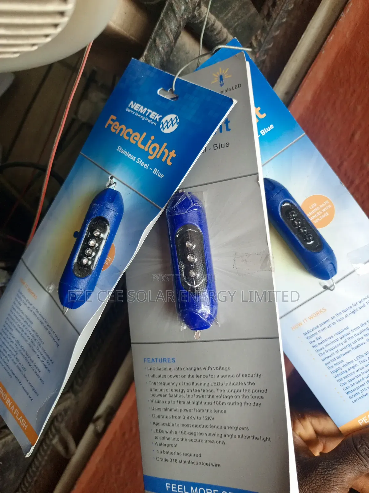 Electric Fence Wire Lights