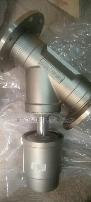 Pneumatic Flang Angle Valve 3" Inches