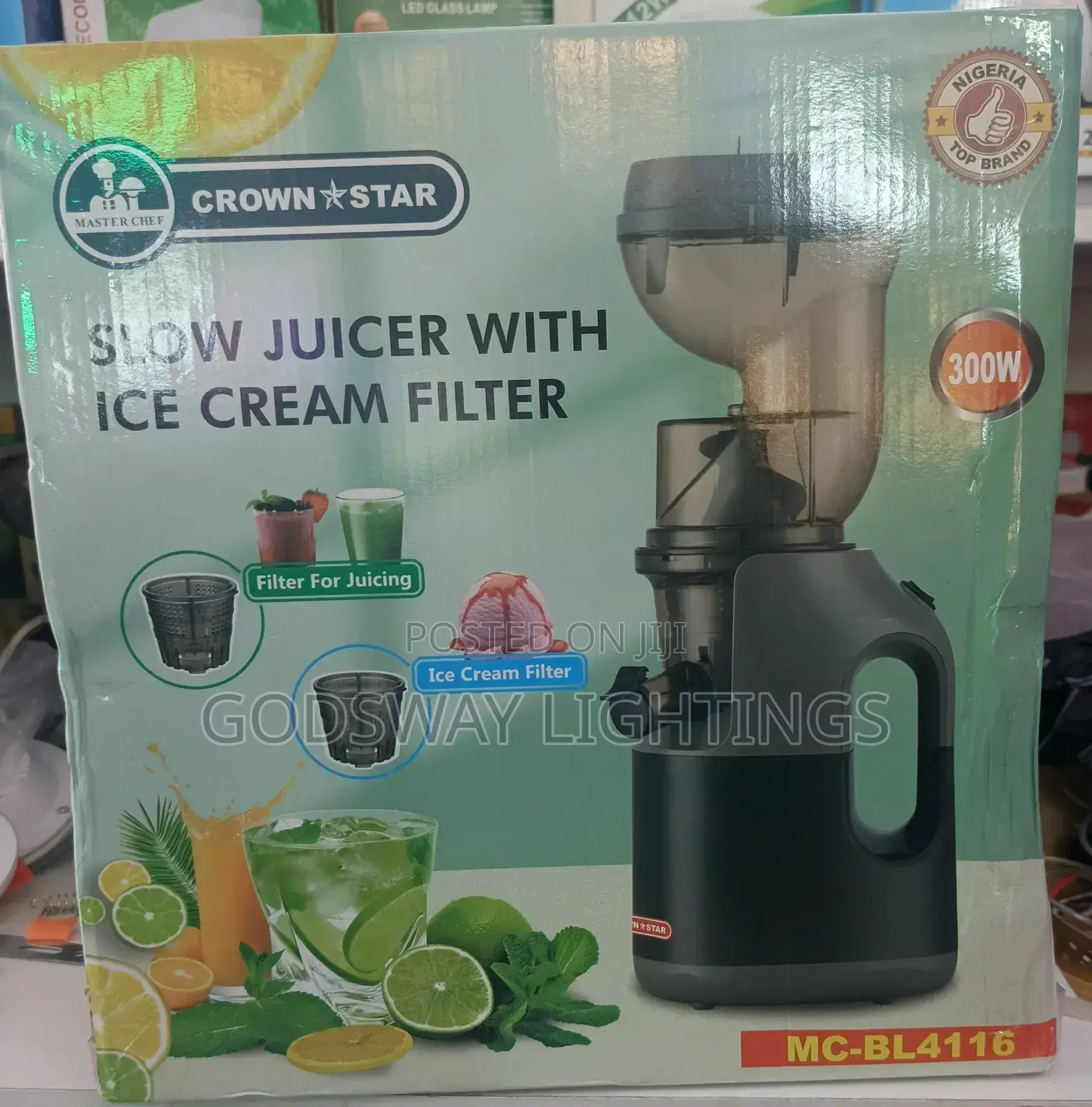 Slow Juicer With Ice Cream Filter