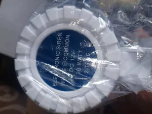 12v White Siren Horn
