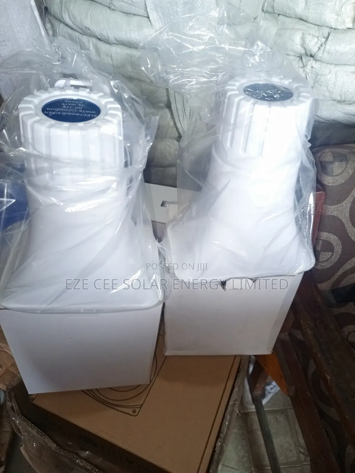 12v White Siren Horn